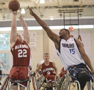pic - wheelchair basketball players